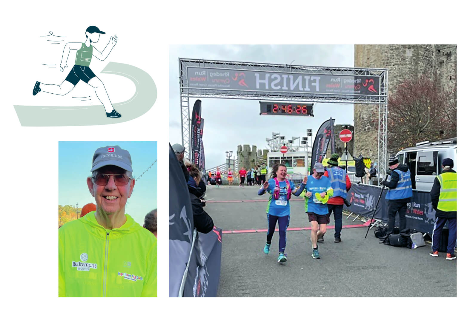 Featured image for “Congratulations to Dennis for running the Conwy half marathon”